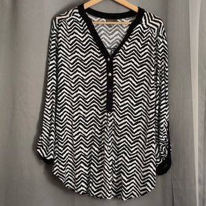 Zebra print Roz & Ali top